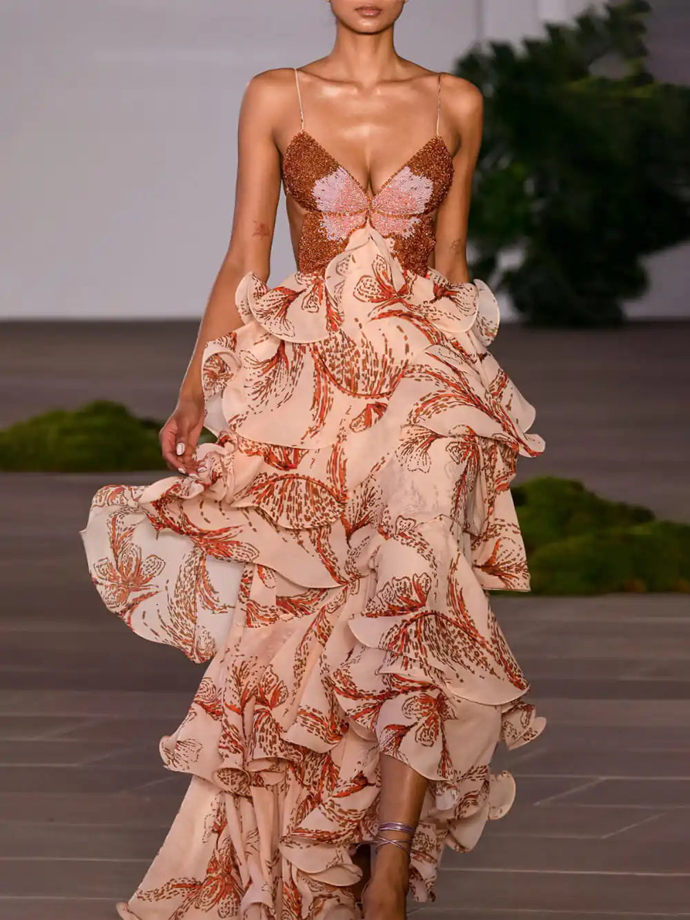 Aurora | Abito Maxi Papillon Signature