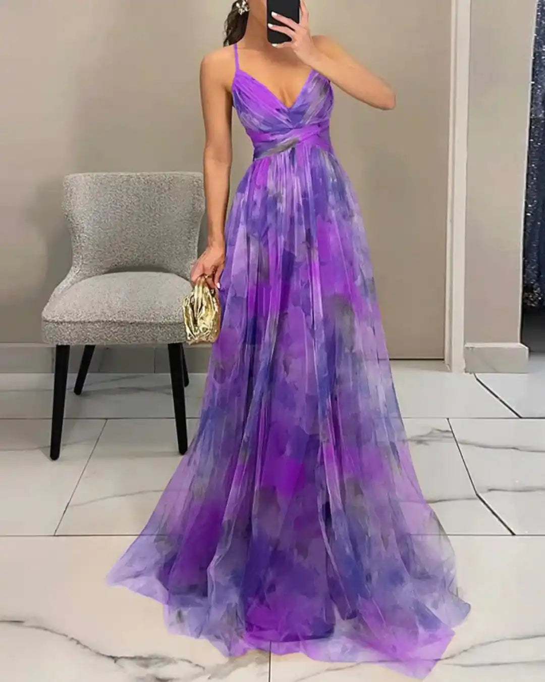 Valentina | Abito Maxi Eleganza Floreale