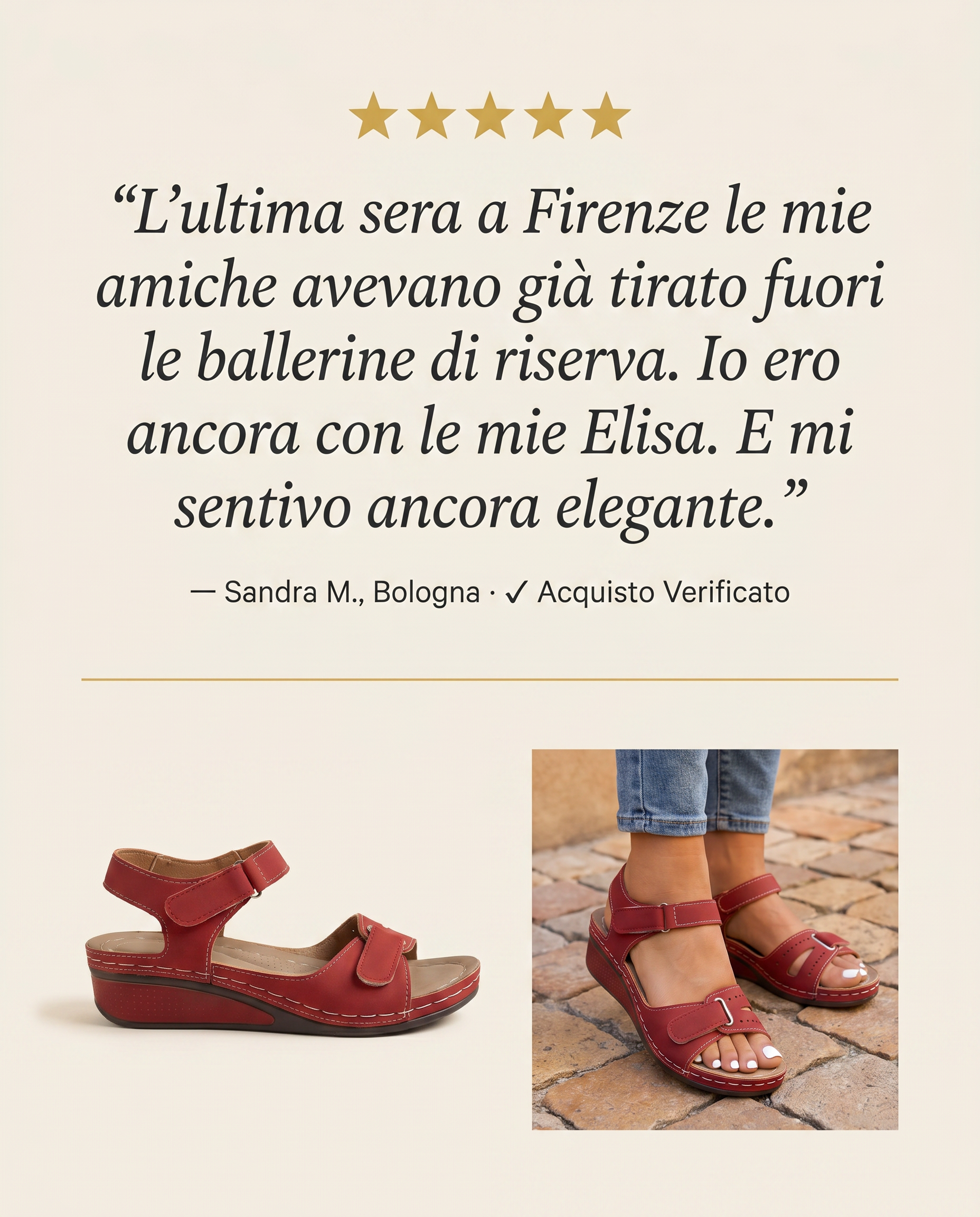 Elisa - Comodi sandali ortopedici