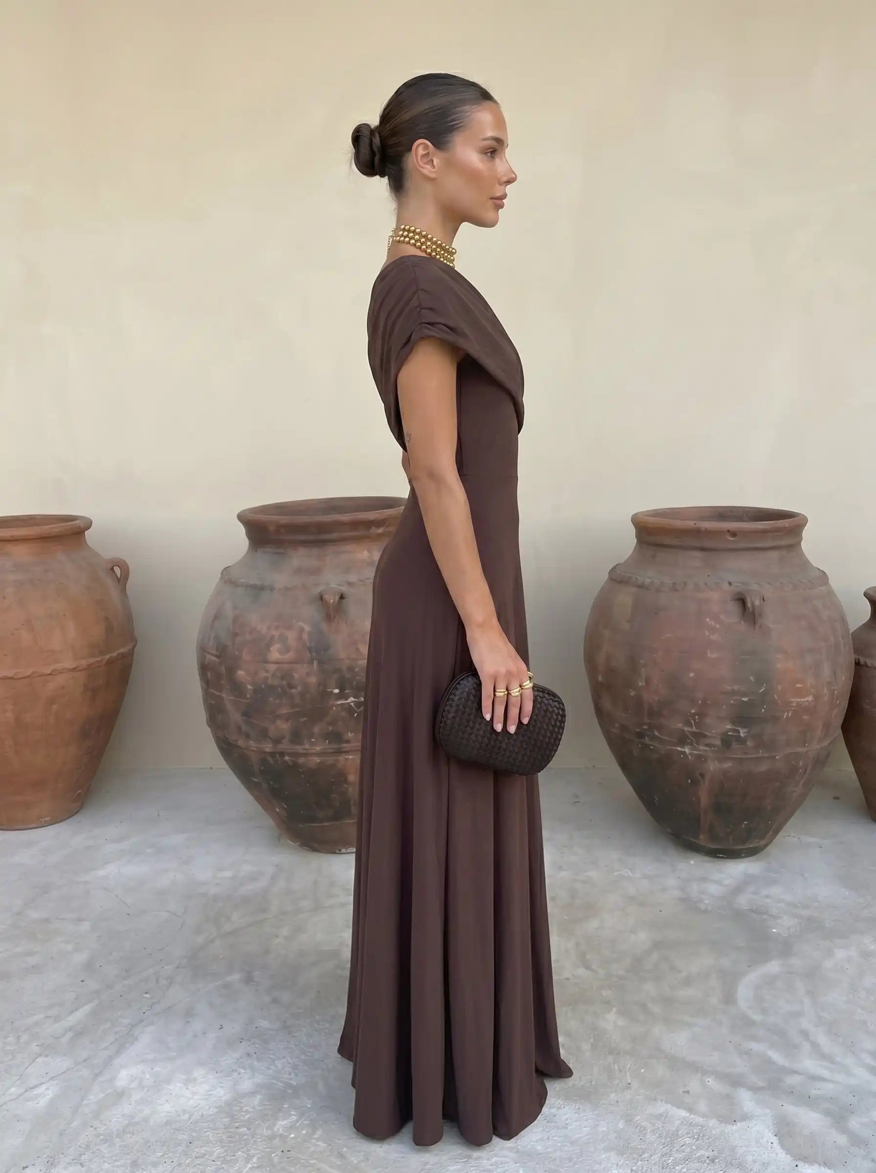 Maria | Vestito Monospalla Lungo