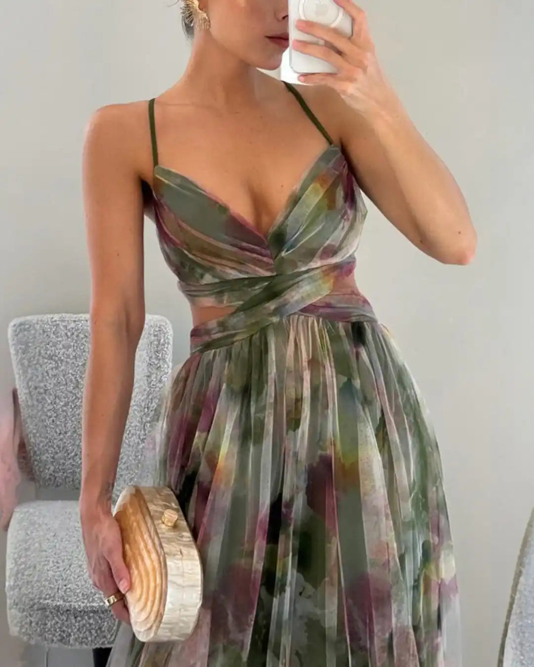 Valentina | Abito Maxi Eleganza Floreale