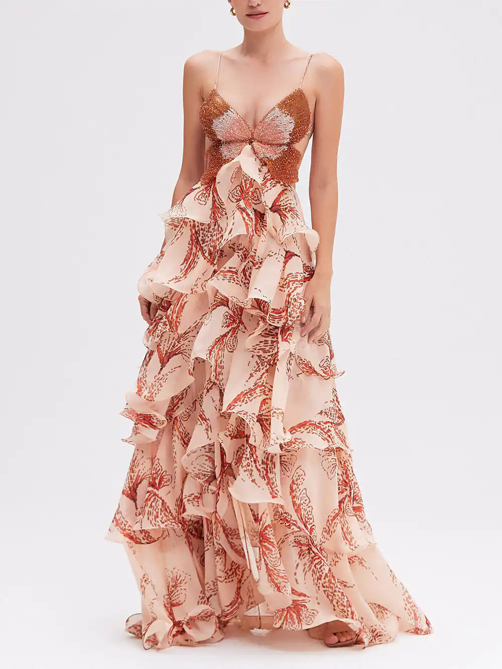 Aurora | Abito Maxi Papillon Signature