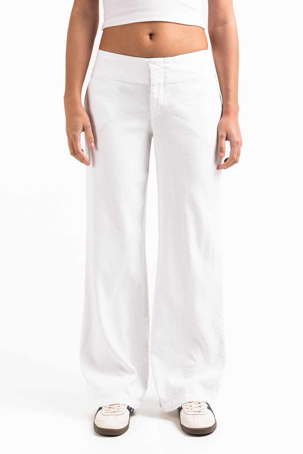 ALBA — Pantaloni in Lino Stretch