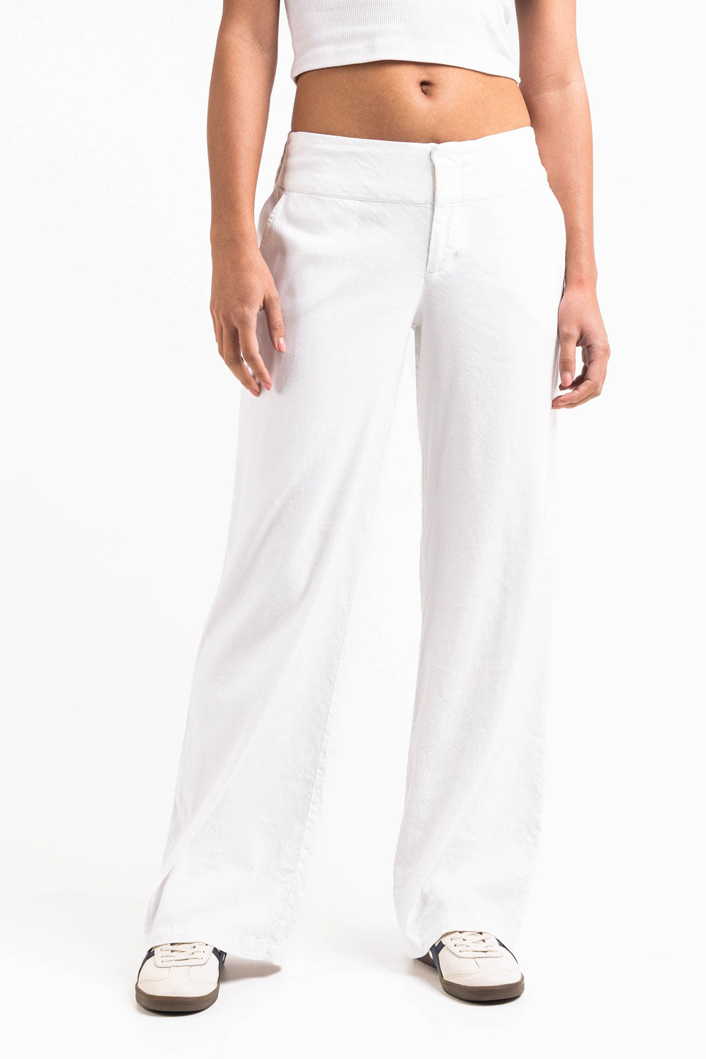 ALBA — Pantaloni in Lino Stretch