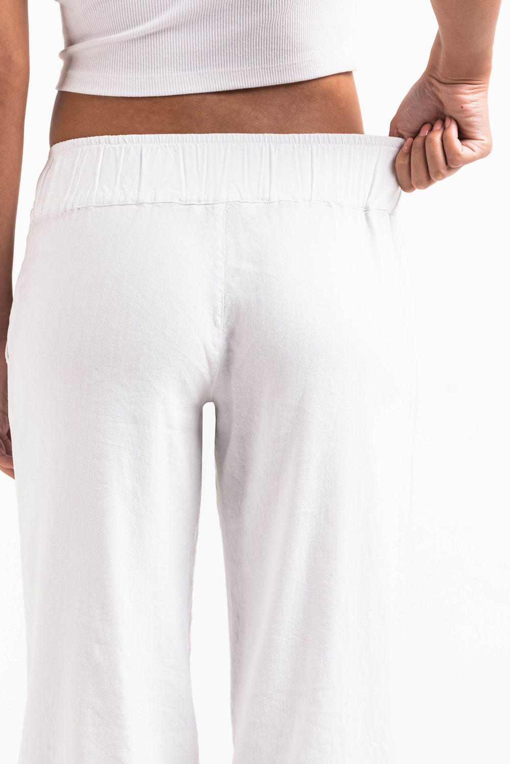 ALBA — Pantaloni in Lino Stretch