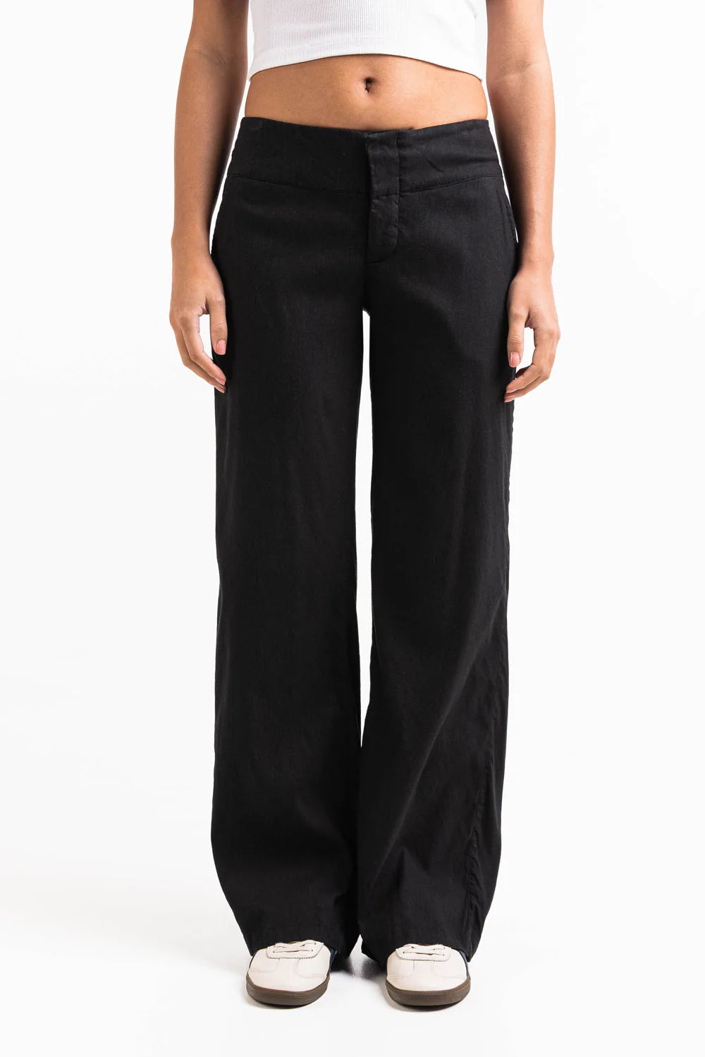 ALBA — Pantaloni in Lino Stretch