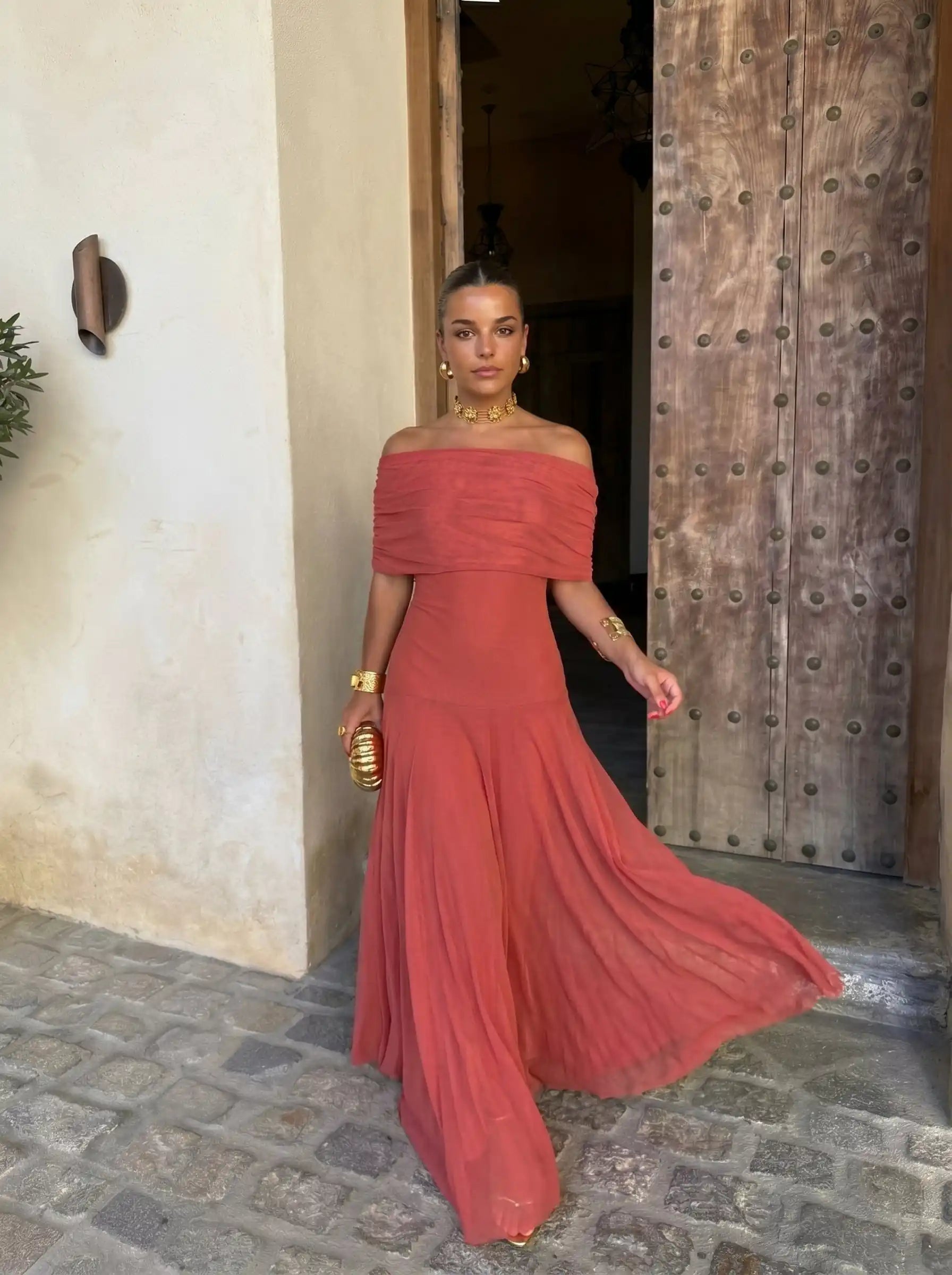 Maria | Vestito Monospalla Lungo