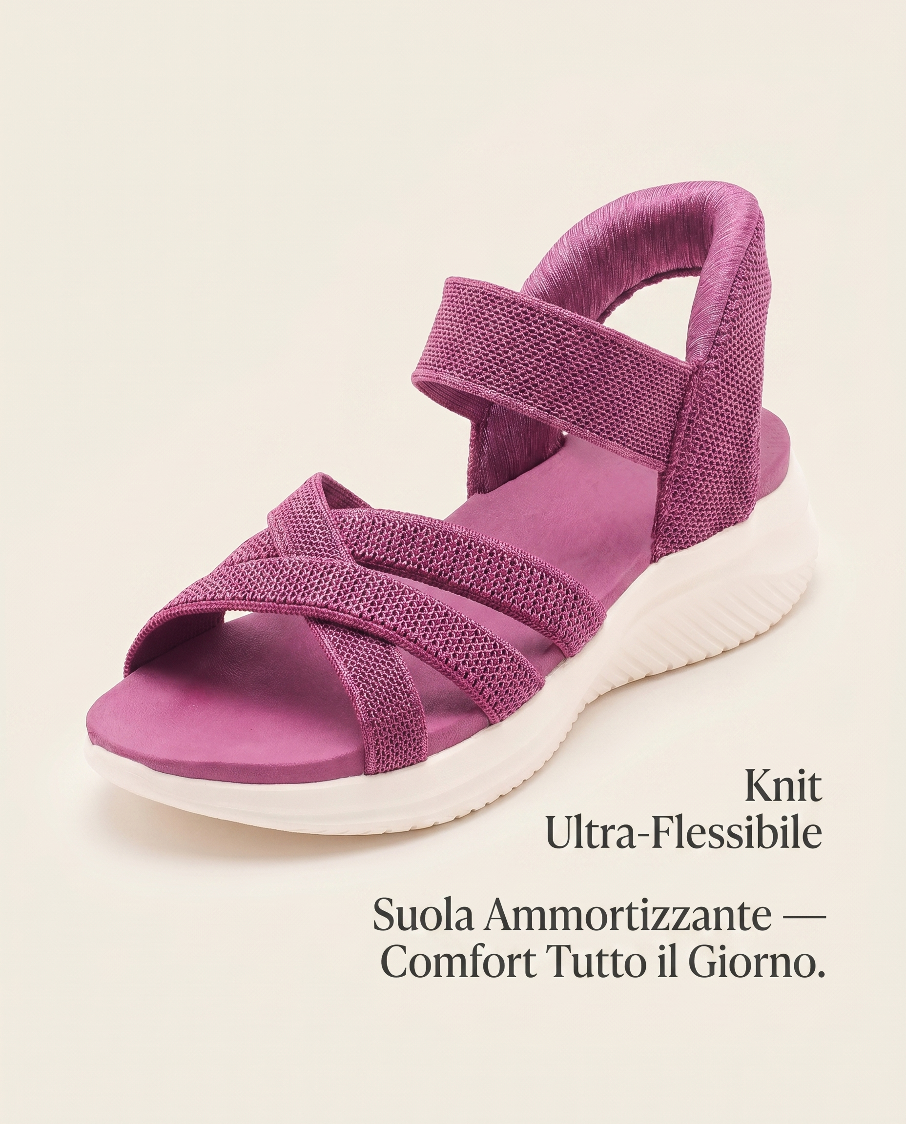 Sandali Ultra Flex Knit – I sandali che ti avvolgono come un abbraccio