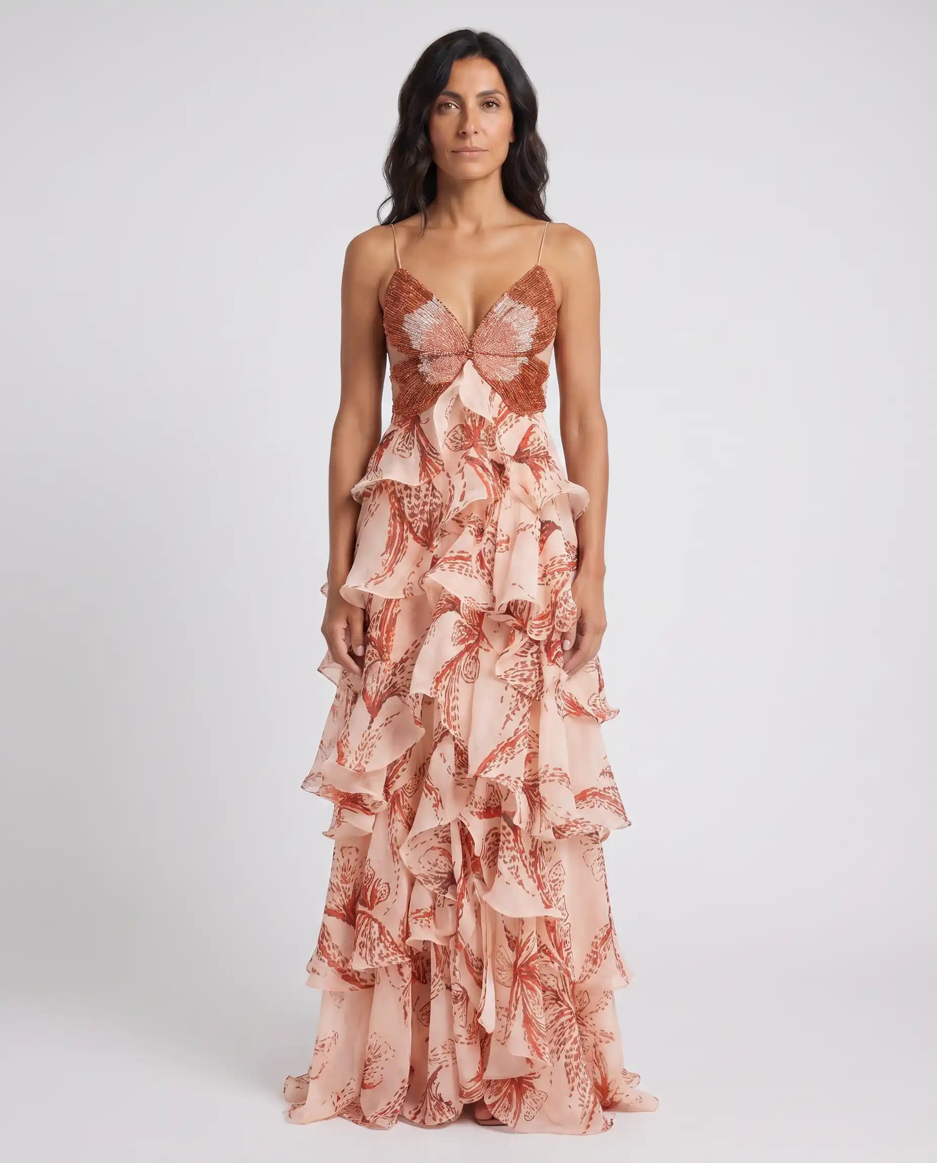 Aurora | Abito Maxi Papillon Signature