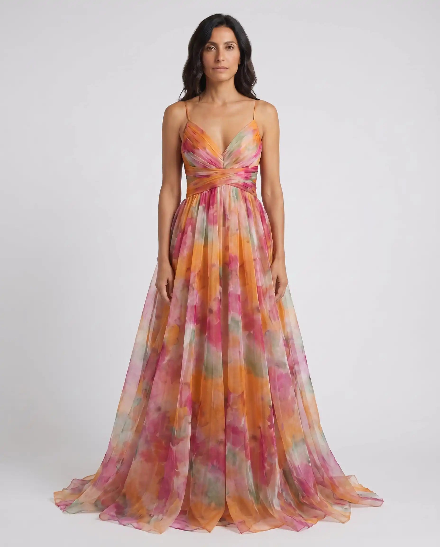 Valentina | Abito Maxi Eleganza Floreale