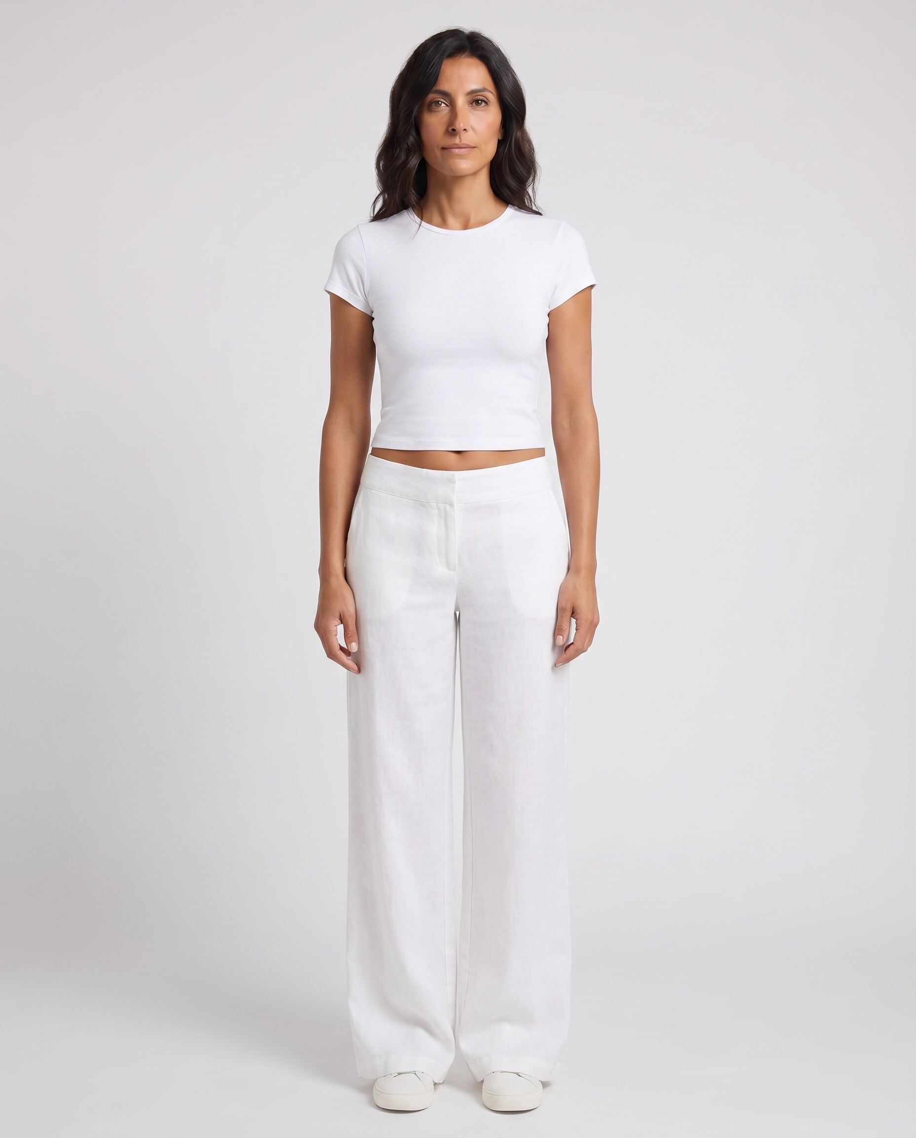 ALBA — Pantaloni in Lino Stretch